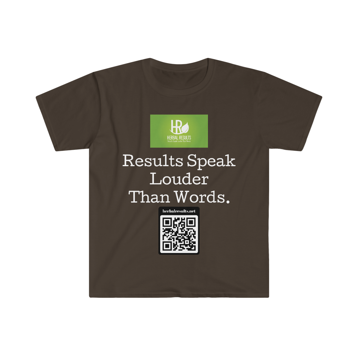 Results Speak Louder Unisex Softstyle T-Shirt - Image 2