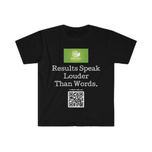 Results Speak Louder Unisex Softstyle T-Shirt